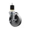 Service Caster 5'' Semi Steel Swivel 1-7/8'' Expanding Stem Caster with Brake SCC-EX20S515-SSR-TLB-178 - alternate 1